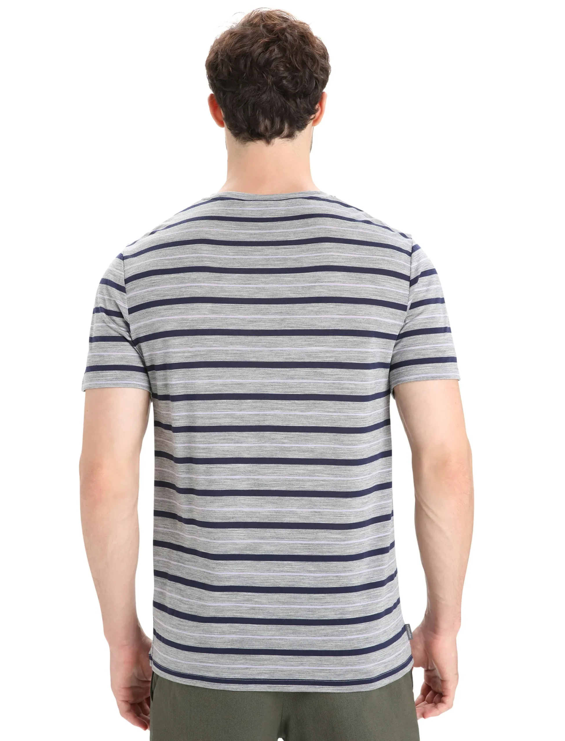 Merinomix Wave T-Shirt Stripe Herren