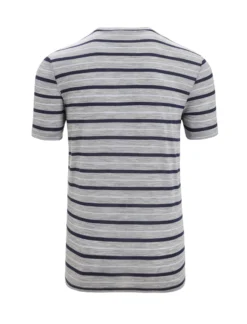 Merinomix Wave T-Shirt Stripe Herren
