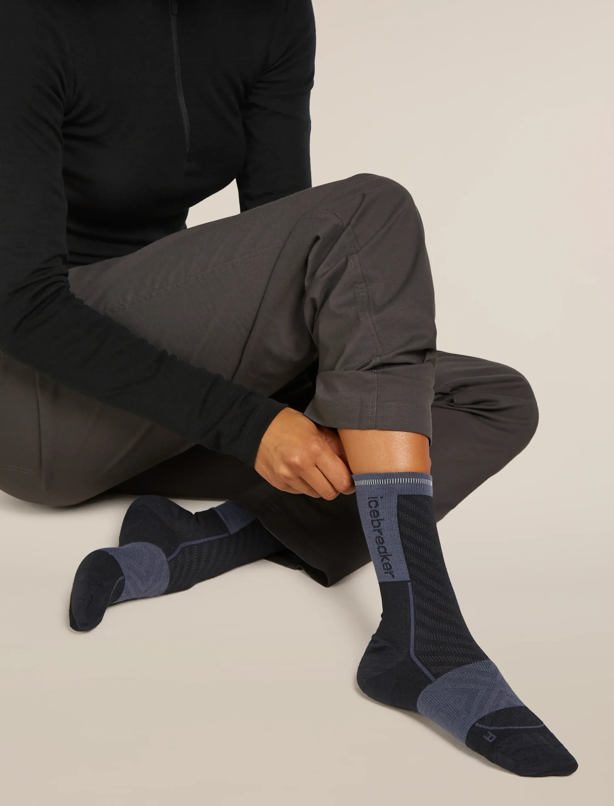 Women Run+ Crew-Socken