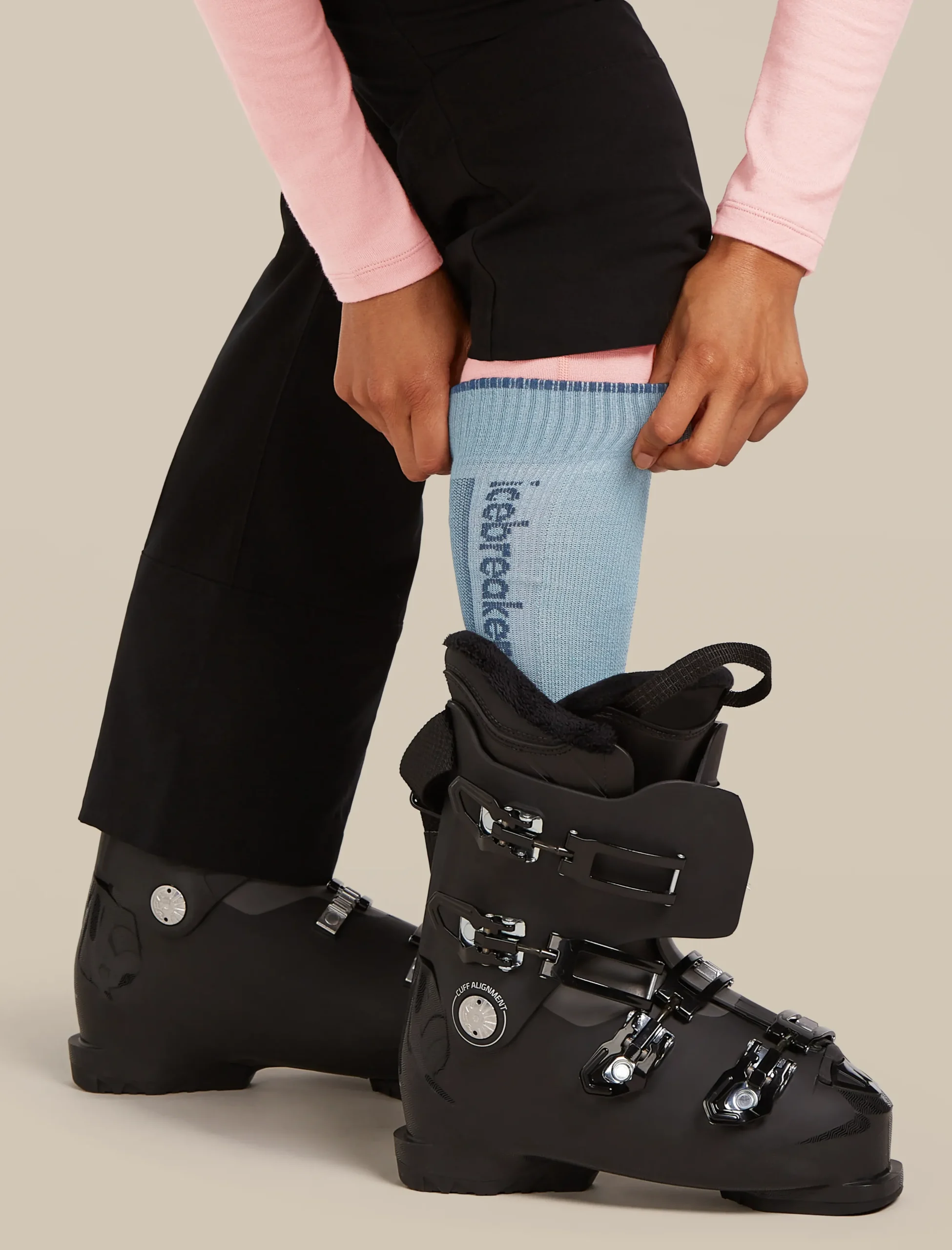 Women Ski+ Kniehohe Socken