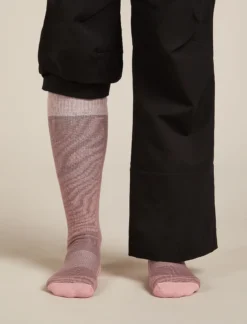 Women Ski+ Kniehohe Socken Mountain Contour