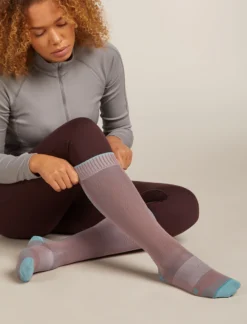Women Ski+ Kniehohe Socken