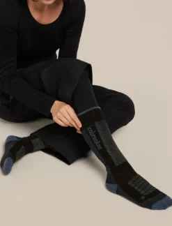 Women Ski+ Kniehohe Socken