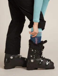 Women Ski+ Kniehohe Socken Mountain Contour