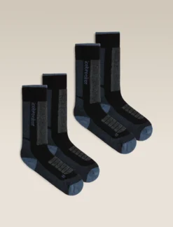 Women Ski+ Medium Kniehohe Socken 2er-Pack