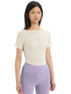 ZoneKnit™ Merino Scoop Back T-Shirt Damen