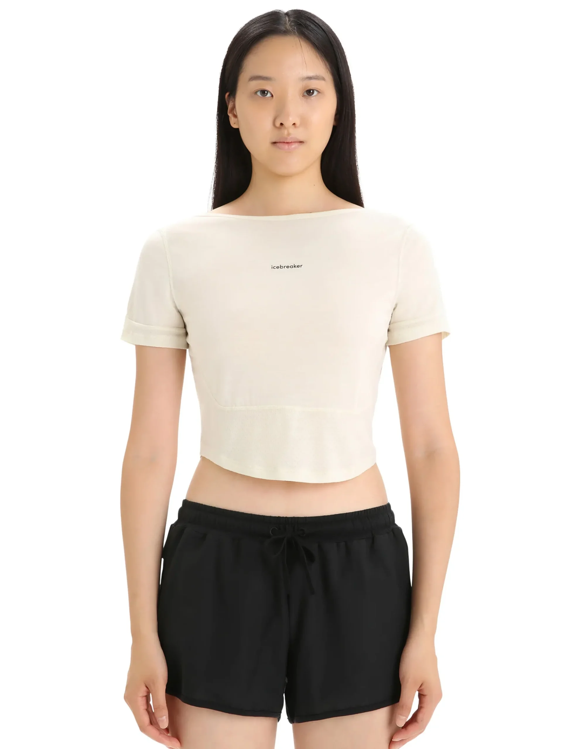 ZoneKnit™ Merino Scoop Back T-Shirt Damen