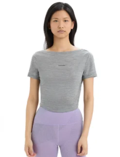 ZoneKnit™ Merino Scoop Back T-Shirt Damen