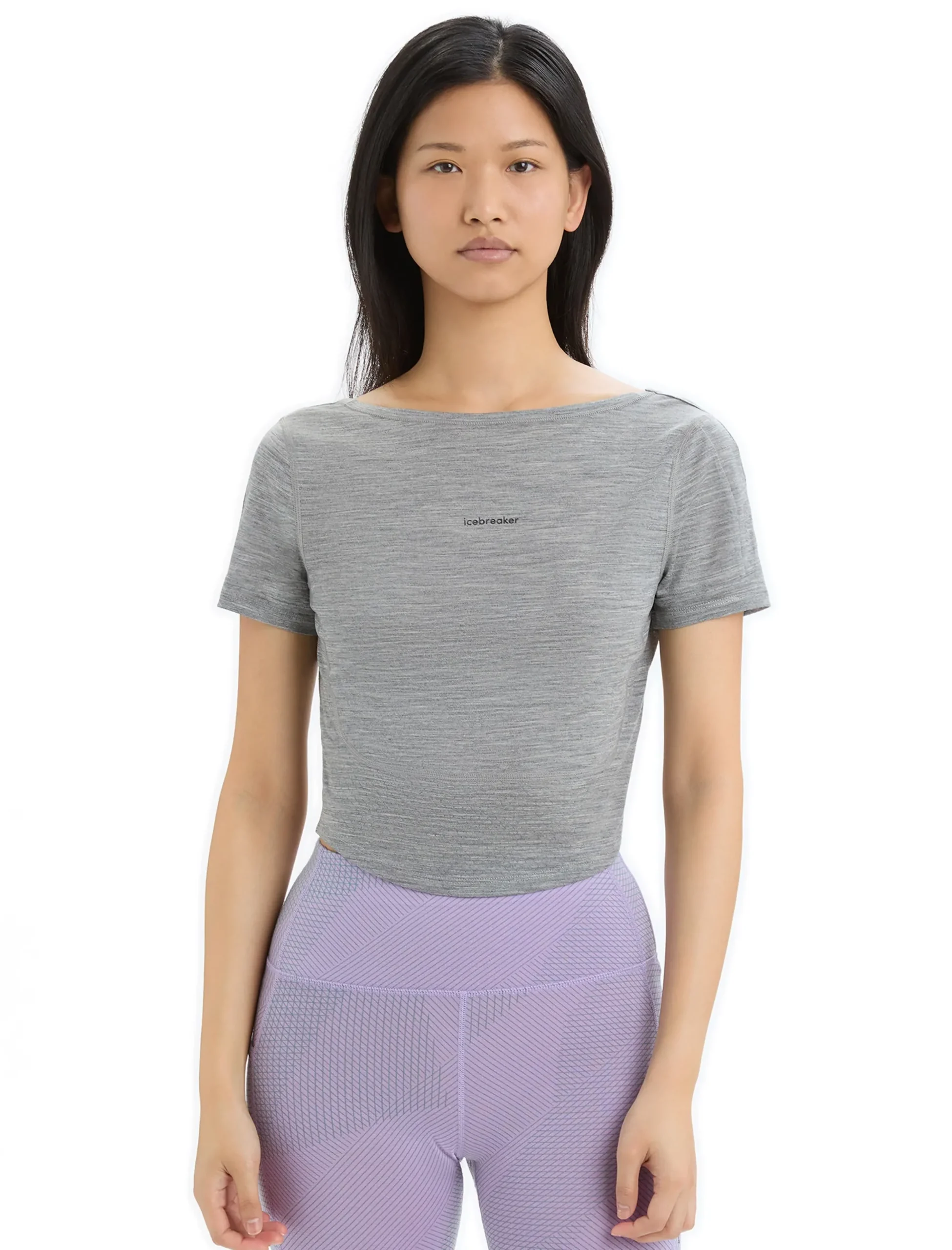 ZoneKnit™ Merino Scoop Back T-Shirt Damen