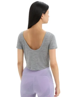 ZoneKnit™ Merino Scoop Back T-Shirt Damen