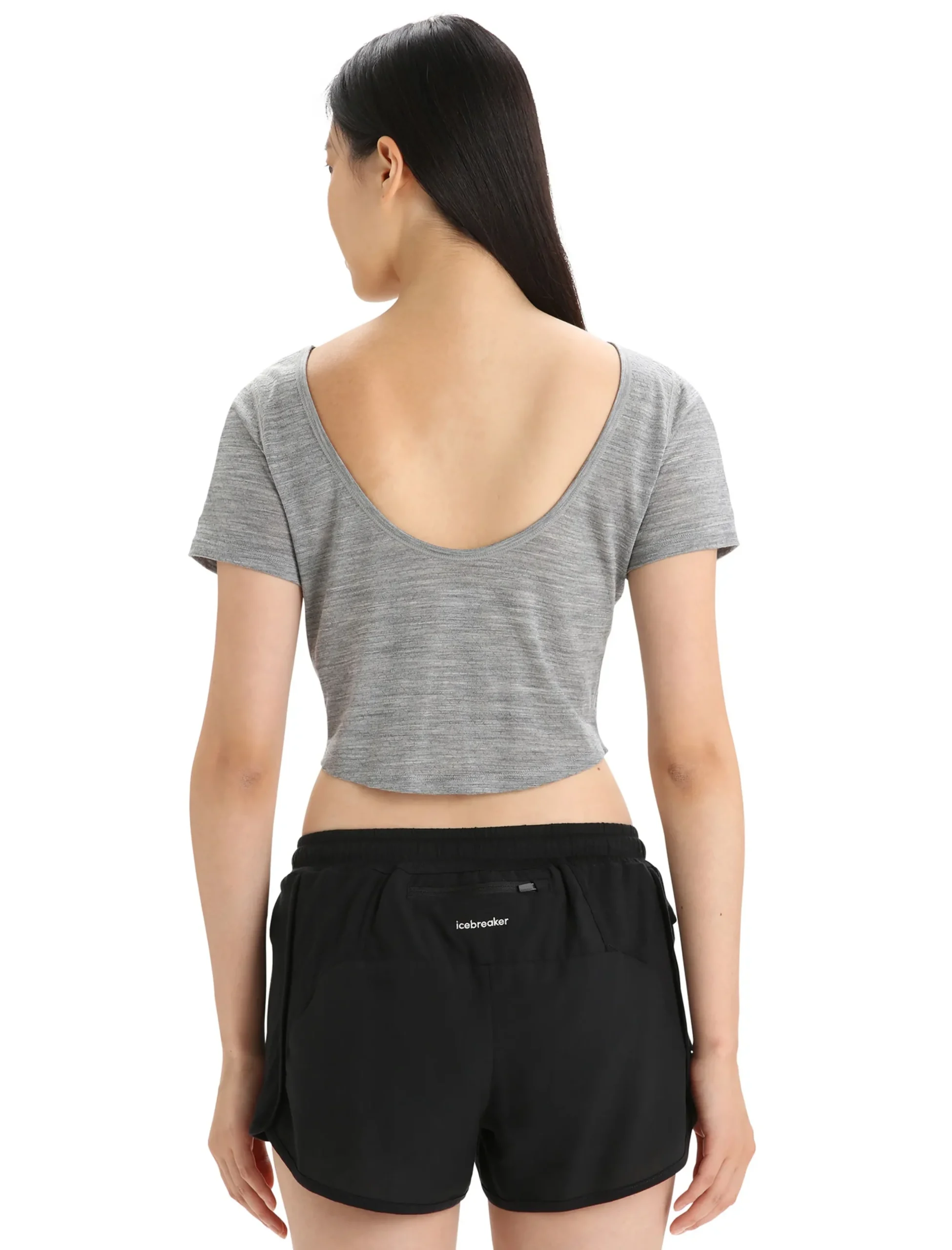 ZoneKnit™ Merino Scoop Back T-Shirt Damen